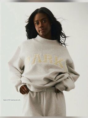 Parke Varsity Fleece Mockneck S/M
